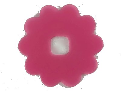 LEGO part Clikits, Icon Accent Rubber Flower 10 Petals 4 1/8 x 4 1/8 (46469)