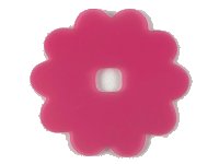 LEGO part Clikits, Icon Accent Rubber Flower 10 Petals 5 3/8 x 5 3/8 46470