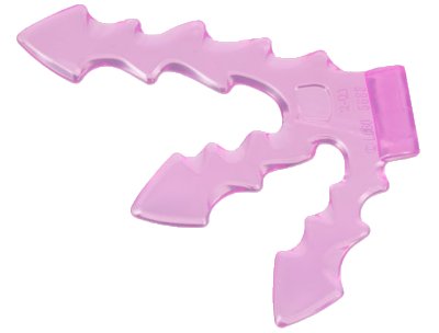 LEGO onderdeel Wave Angular Triple with Bar Handle (Lightning Bolt) (5688)