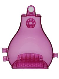 LEGO part Container, Pear-Shaped 5 x 12 x 14 Half 65253