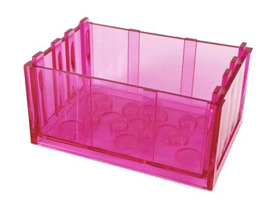 LEGO part Container, Trunk Bottom 4 x 6 x 2 1/3 (x516)