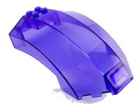 LEGO part Windscreen 10 x 6 x 4 Curved 18729