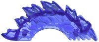 LEGO part Power Burst, Curved with Monster Head and Jagged Spines 7553