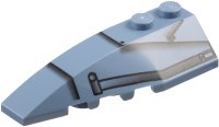 LEGO part Wedge 6 x 2 Left with SW Speeder Pattern 41748pb003