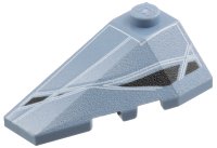 LEGO part Wedge 4 x 2 Triple Left with Alpha Team Arctic Speeder Pattern 43710pb01