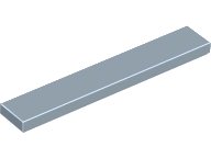 LEGO part Tile 1 x 6 with Groove 6636