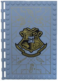 LEGO part Tile, Modified 10 x 16 with Studs on Edges and Bar Handles with Hogwarts Charms Class Pattern 69934pb001