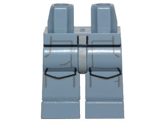 LEGO part Hips and Legs with SW AT-AT Driver Pattern (970c00pb0339)