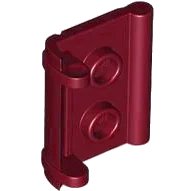 Minifigure, Utensil Book Binding with 2 Studs in dark red, LEGO part number 24324