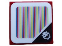 LEGO part Tile 2 x 2 with Super Mario Scanner Code Mighty Bowser Pattern (Sticker) - Set 71411 3068pb2113