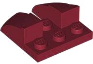 LEGO onderdeel Wedge 3 x 3 Curved with Cutout 3220