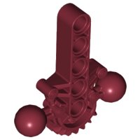 LEGO part Bionicle Hips / Lower Torso with 2 Ball Joint and 7 Tooth Half Gear 47306