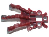 LEGO part Bionicle Foot Piraka Clawed with Marbled Pearl Dark Gray Pattern 53562pb01