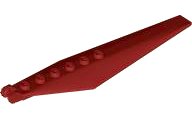 LEGO onderdeel Hinge Plate 3 x 12 with Angled Side Extensions and Tapered Ends 57906