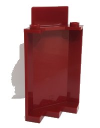 LEGO part Panel 3 x 3 x 6 Corner Wall without Bottom Indentations 87421