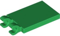 LEGO part Baldosa, Modificada 2 x 3 con 2 Clips O Abiertos 30350b