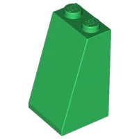 Spiovente 75 2 x 2 x 3 - Solid Bottoni in verde, numero pezzo LEGO 3684c