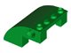 LEGO part Slope, Curved 4 x 4 x 2 with 4 Studs and Pin Holes 61487