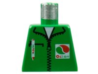 LEGO part Torso Octan Logo Jacket with Pen Pattern 973px19