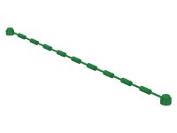LEGO part String with End Studs and Climbing Grips (21L Overall) with (Same Color) Studs and Grips Pattern x64pb01