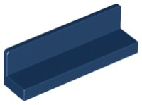 Paneel 1 x 4 x 1 in dunkelblau, LEGO Teilenummer 30413