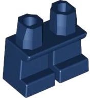 Beine Kurz in dunkelblau, LEGO Teilenummer 41879