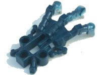 LEGO onderdeel Bionicle Foot Piraka Clawed with Marbled Pearl Light Gray Pattern 53562PB03