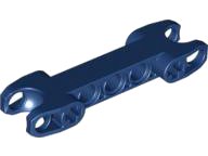LEGO onderdeel Technic, Axle and Pin Connector 2 x 7 with 2 Ball Joint Sockets, Squared Ends, Closed Side Axle Holes 61054