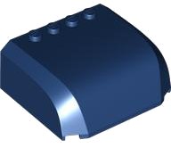 LEGO part Windscreen 5 x 6 x 2 Curved Top Canopy with 4 Studs 61484