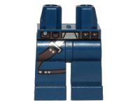 LEGO onderdeel Hips and Legs with SW Gunbelt, Pockets on Hips Pattern (Han Solo) 970c00pb0129