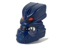 LEGO onderdeel Minifigure, Head, Modified Bionicle Piraka Vezok with Eyes and Teeth Pattern x1818px1