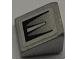 LEGO part Slope 30 1 x 1 x 2/3 with Black Taillight Fade on Silver Background Pattern (Sticker) - Sets 8186 / 8193 54200pb009