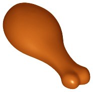 LEGO part Cuisse de Dinde, 20mm avec Ouverture Ronde à l'Arrière 33057