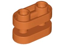 LEGO part Brick Special 1 x 2 Rounded with Center Bars 77808