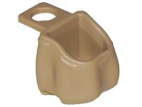 LEGO part Minifigure Backpack Open 92590