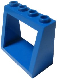LEGO part Windscreen 2 x 4 x 3 Frame - Hollow Studs 2352b