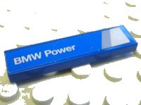 LEGO part Tile 1 x 4 with 'BMW Power' Pattern Model Left Side (Adesivo) - Set 8374 2431pb0057L