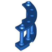 LEGO part Zaun 4 x 4 x 2 Viertelkreis mit Spindeln und 2 Noppen 30056