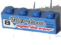 LEGO onderdeel 3010pb114r 3010pb114r