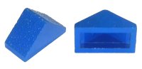 LEGO onderdeel Schuin 45 2 x 1 Dubbel zonder Binnenstaaf of Onderkant Studholder 3044a
