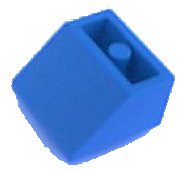 LEGO onderdeel Slope, Inverted 45 2 x 2 with Solid Round Bottom Tube 3660old