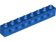 LEGO part Technic Brick 1 x 8 [7 Pin Holes] 3702