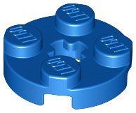 LEGO onderdeel Plate, Round 2 x 2 with Axle Hole 4032