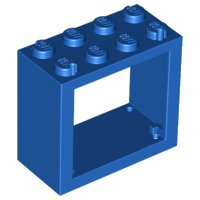 LEGO part Window 2 x 4 x 3 - Solid Studs 4132
