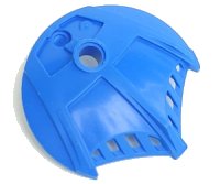 LEGO onderdeel Bionicle Weapon 5 x 5 Shield with 3 Top Fins 41664