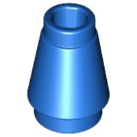 LEGO onderdeel Cone 1 x 1 with Top Groove 4589b