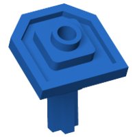 LEGO part Large Figure Shield Holder with Axle 47474