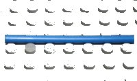 LEGO onderdeel Hose, Pneumatic 4mm D.   7L / 5.6cm 5102c07