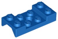 LEGO part Vehicle, Mudguard 2 x 4 with Arch Studded with Hole 60212