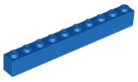 LEGO part Brick 1 x 10 6111